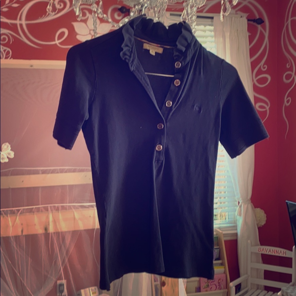 Women’s Burberry polo navy size s